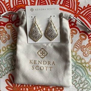 Kendra Scott Gold and Silver Earrings